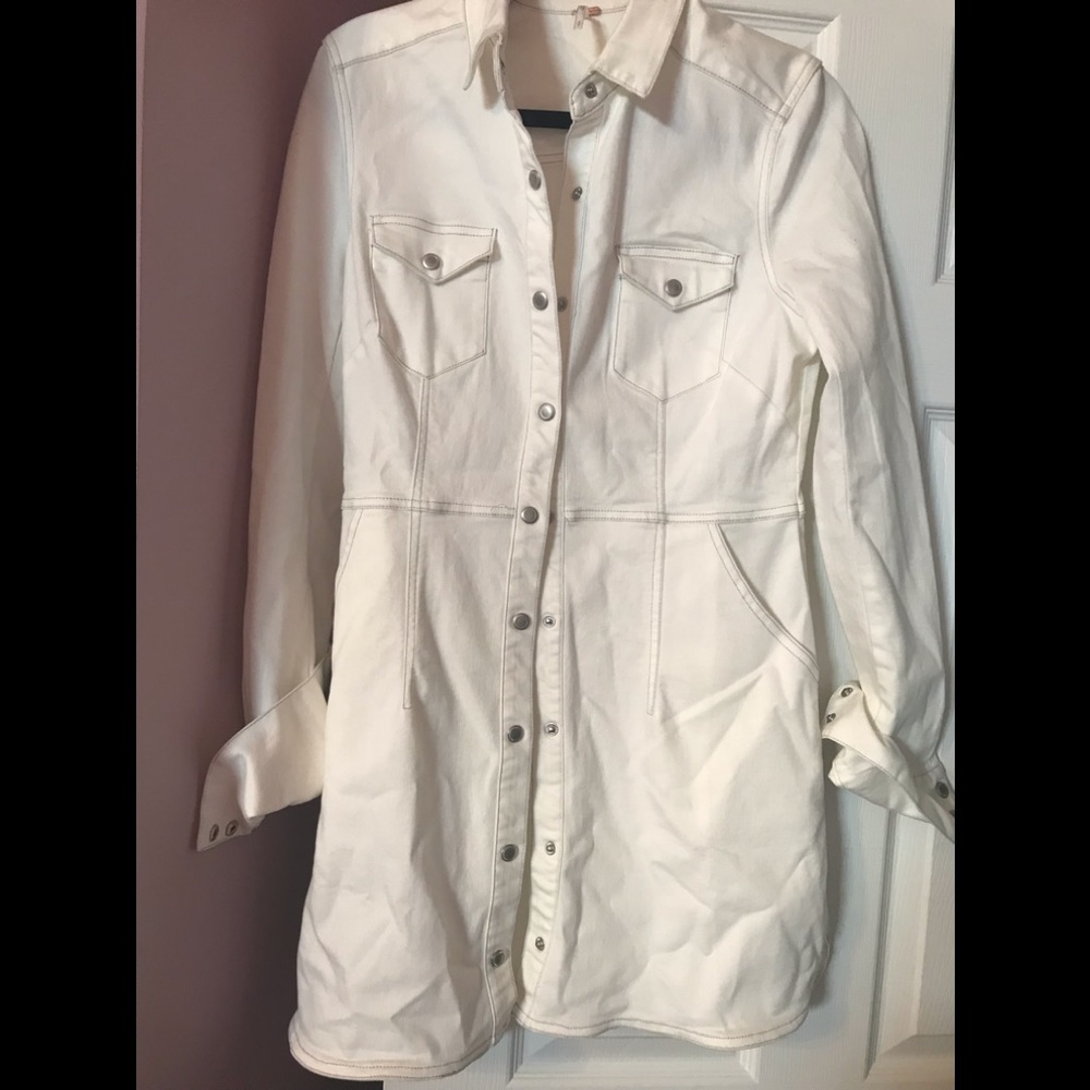 Free People cream jacket, small, never worn, NWT